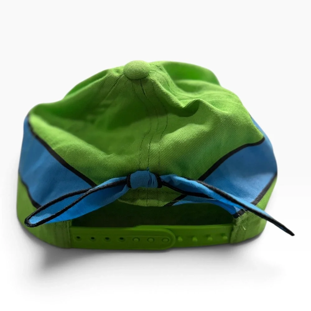 Nickelodeon TMNT Leonardo Green Kids Snapback Hat Blue Mask 350-E24-007968 OS